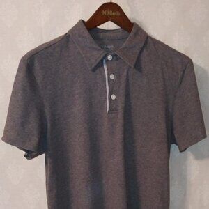 Vince Short Sleeve Pima Cotton Medium Grey